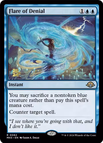 Flare of Denial (62), Prerelease Cards — Magic card price