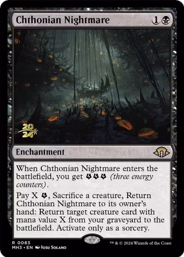 Chthonian Nightmare (83), Prerelease Cards — Magic card price