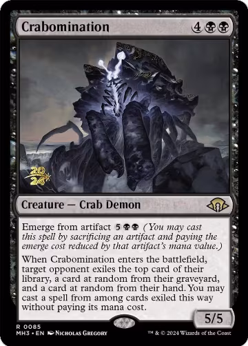 Crabomination (85), Prerelease Cards — Magic card price