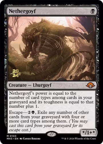 Nethergoyf (103), Prerelease Cards — Magic card price