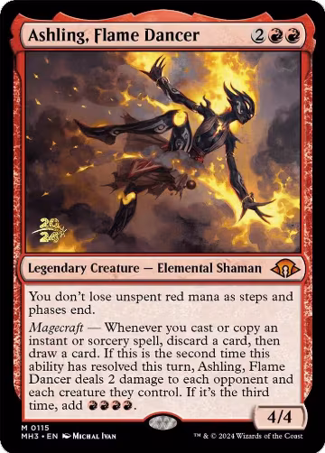 Ashling, Flame Dancer (115), Prerelease Cards — Magic card price