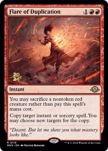 Flare of Duplication (119), Prerelease Cards — Magic card price