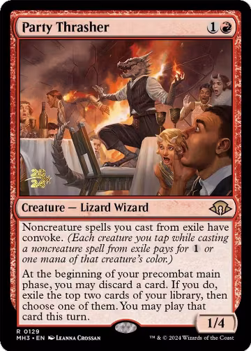 Party Thrasher (129), Prerelease Cards — Magic card price