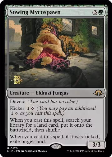 Sowing Mycospawn (170), Prerelease Cards — Magic card price