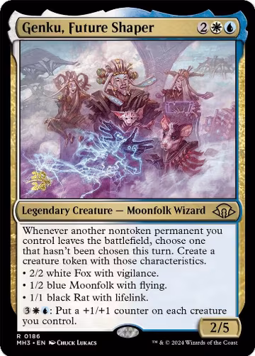 Genku, Future Shaper (186), Prerelease Cards — Magic card price