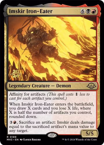 Imskir Iron-Eater (189), Prerelease Cards — Magic card price