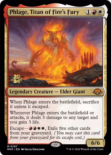 Phlage, Titan of Fire's Fury (197), Prerelease Cards — Magic card price