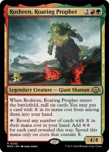 Rosheen, Roaring Prophet (202), Prerelease Cards — Magic card price