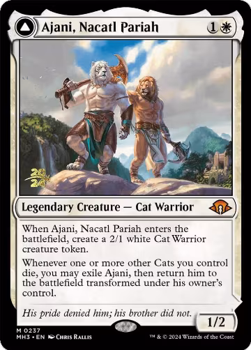 Ajani, Nacatl Pariah (237), Prerelease Cards — Magic card price