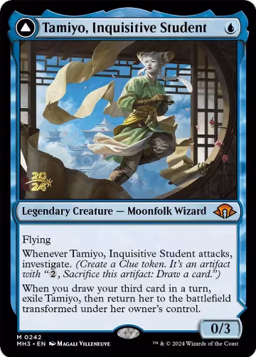 Tamiyo, Inquisitive Student (242), Prerelease Cards — Magic card price