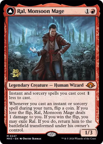 Ral, Monsoon Mage (247), Prerelease Cards — Magic card price