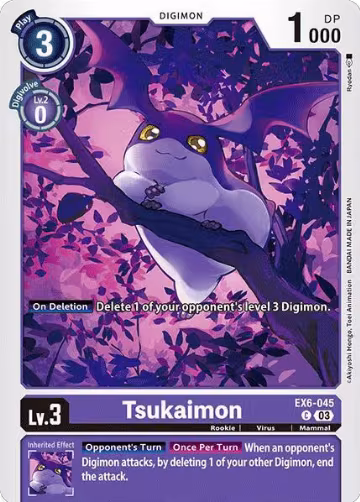 Tsukaimon (EX6-045 C), Infernal Ascension — Digimon card price