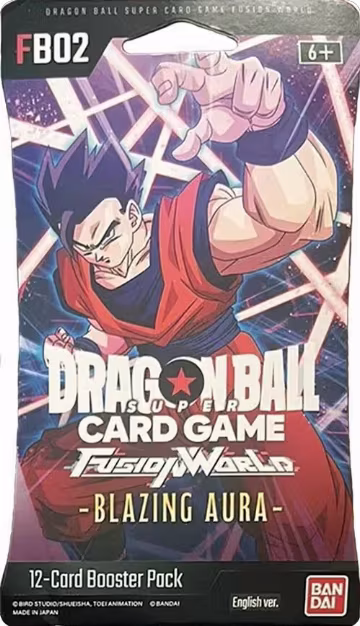 Blazing Aura Sleeved Booster Pack [Son Gohan : Adolescence], Blazing Aura — DB Fusion sealed product price