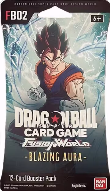 Blazing Aura Sleeved Booster Pack [Vegito], Blazing Aura — DB Fusion sealed product price