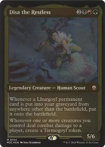 Disa the Restless (Display Commander) - Thick Stock (144), Commander: Modern Horizons 3 — Magic card price