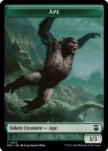 Ape // Plant Double-Sided Token (14 // 26), Commander: Modern Horizons 3 — Magic card price