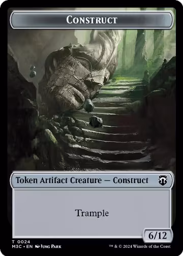 Construct // Myr Double-Sided Token (24 // 25), Commander: Modern Horizons 3 — Magic card price