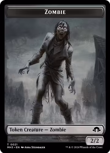 Zombie // Insect (0027) Double-Sided Token (21 // 27), Modern Horizons 3 — Magic card price