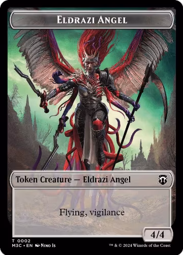 Eldrazi Angel // Copy Double-Sided Token (2 // 1), Commander: Modern Horizons 3 — Magic card price