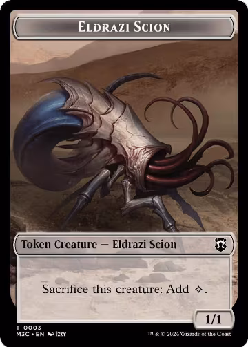 Eldrazi Scion // Eldrazi Spawn Double-Sided Token (3 // 2), Commander: Modern Horizons 3 — Magic card price