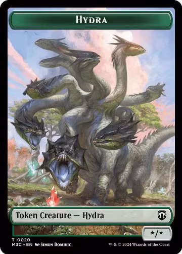 Hydra // Boar Double-Sided Token (20 // 17), Commander: Modern Horizons 3 — Magic card price