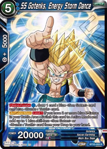 SS Gotenks, Energy Storm Dance (BT25-059), Legend of the Dragon Balls — DB Super card price