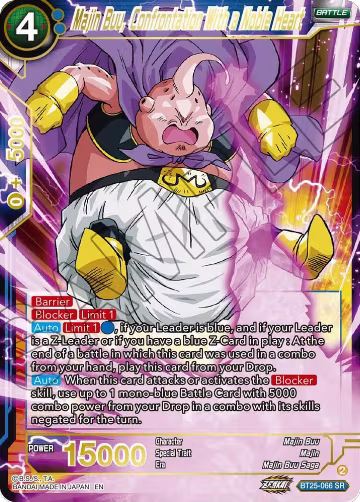 Majin Buu, Confrontation With a Noble Heart (BT25-066), Legend of the Dragon Balls — DB Super card price