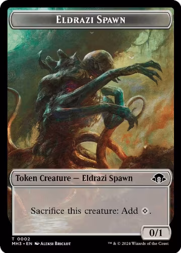Eldrazi Spawn // Zombie Double-Sided Token (2 // 21), Modern Horizons 3 — Magic card price