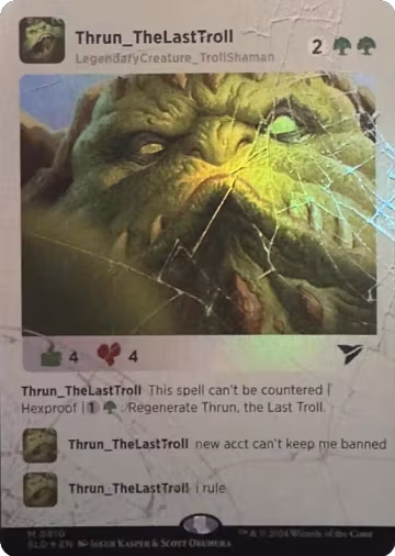 Thrun, the Last Troll (Rainbow Foil) (810), Secret Lair Drop Series — Magic card price