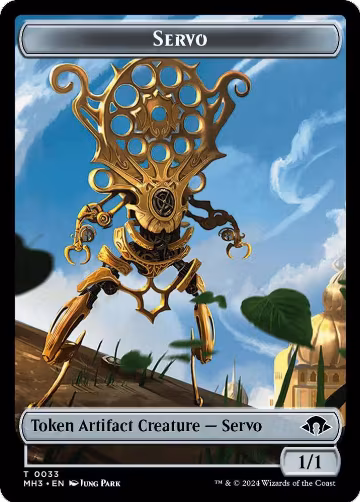 Servo // Thopter Double-Sided Token (33 // 13), Modern Horizons 3 — Magic card price