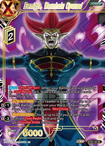 Demigra, Wormhole Opened (BT25-120), Legend of the Dragon Balls — DB Super card price