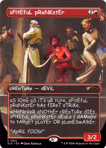 sPitEfuL pRaNKstEr (801), Secret Lair Drop Series — Magic card price