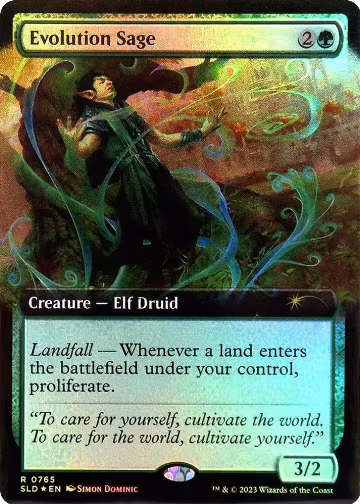 Evolution Sage (Extended Art) (765), Secret Lair Drop Series — Magic card price