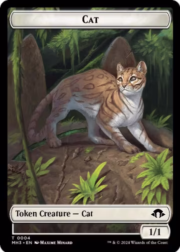 Cat Token (4), Modern Horizons 3 — Magic card price