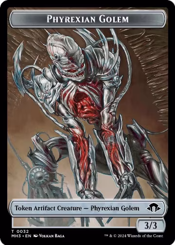 Phyrexian Golem Token (32), Modern Horizons 3 — Magic card price