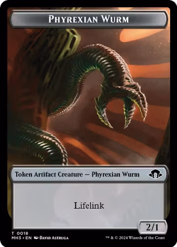Phyrexian Wurm Token (0018) (18), Modern Horizons 3 — Magic card price