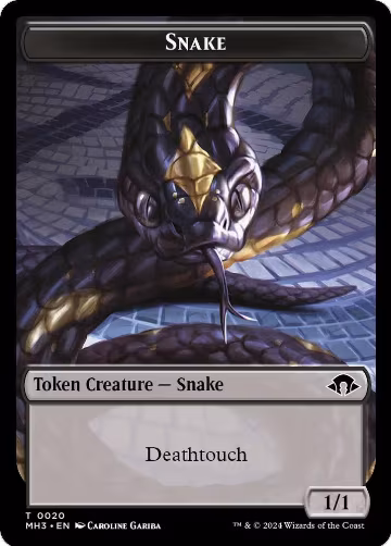 Snake Token (20), Modern Horizons 3 — Magic card price