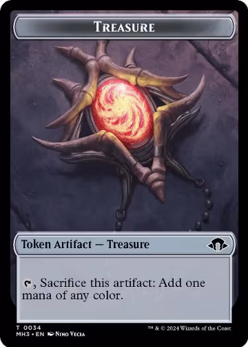 Treasure // Energy Reserve Double-Sided Token (34 // 36), Modern Horizons 3 — Magic card price