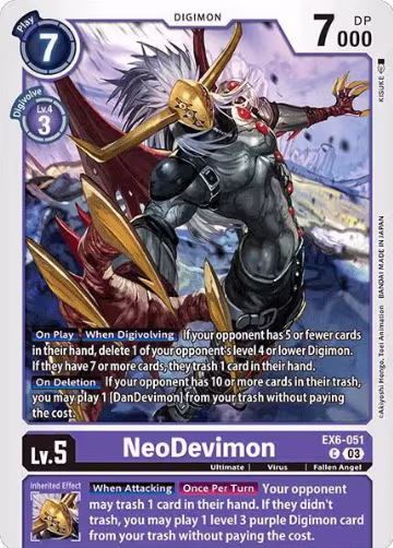 NeoDevimon (EX6-051 C), Infernal Ascension — Digimon card price