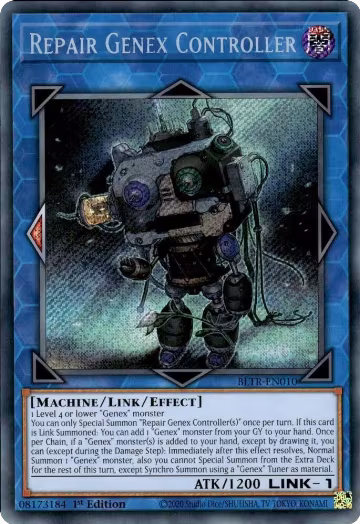 Repair Genex Controller (BLTR-EN010), Battles of Legend: Terminal Revenge — Yu-Gi-Oh! card price