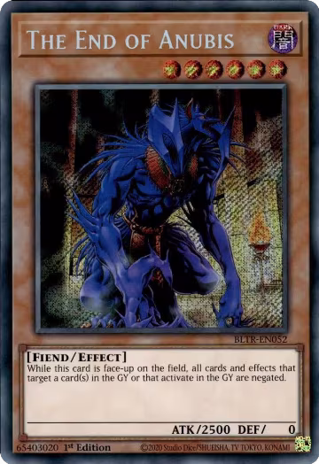 The End of Anubis (BLTR-EN052), Battles of Legend: Terminal Revenge — Yu-Gi-Oh! card price