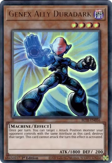 Genex Ally Duradark (BLTR-EN056), Battles of Legend: Terminal Revenge — Yu-Gi-Oh! card price