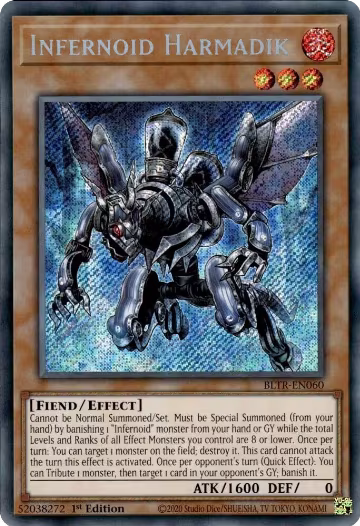 Infernoid Harmadik (BLTR-EN060), Battles of Legend: Terminal Revenge — Yu-Gi-Oh! card price