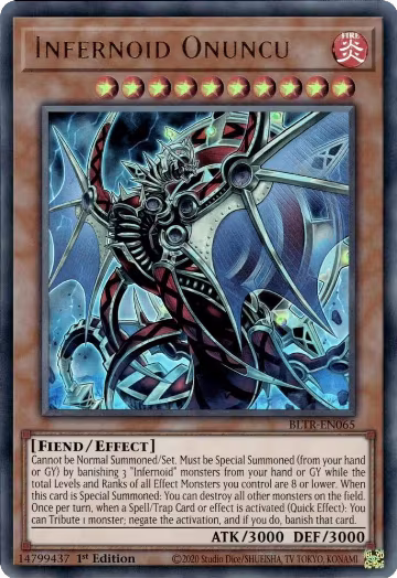 Infernoid Onuncu (BLTR-EN065), Battles of Legend: Terminal Revenge — Yu-Gi-Oh! card price
