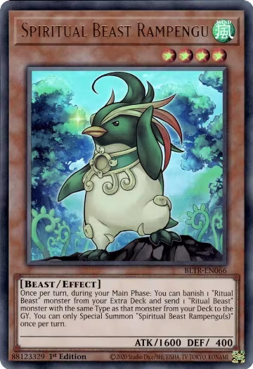 Spiritual Beast Rampengu (BLTR-EN066), Battles of Legend: Terminal Revenge — Yu-Gi-Oh! card price