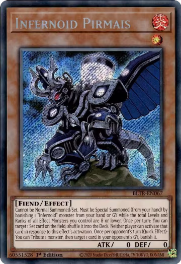 Infernoid Pirmais (BLTR-EN067), Battles of Legend: Terminal Revenge — Yu-Gi-Oh! card price