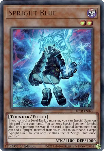 Spright Blue (BLTR-EN075), Battles of Legend: Terminal Revenge — Yu-Gi-Oh! card price