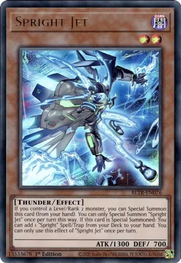 Spright Jet (BLTR-EN076), Battles of Legend: Terminal Revenge — Yu-Gi-Oh! card price