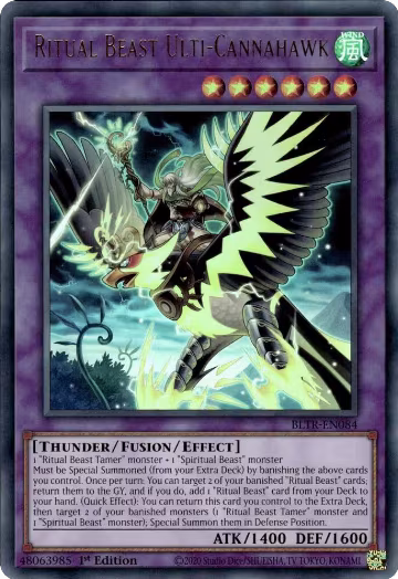 Ritual Beast Ulti-Cannahawk (BLTR-EN084), Battles of Legend: Terminal Revenge — Yu-Gi-Oh! card price