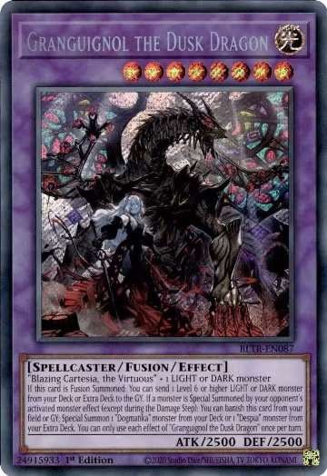 Granguignol the Dusk Dragon (BLTR-EN087), Battles of Legend: Terminal Revenge — Yu-Gi-Oh! card price